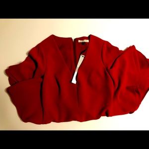 Halston new with tags butterfly sleeve